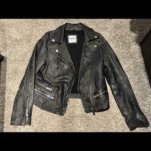 Real leather jacket size Small